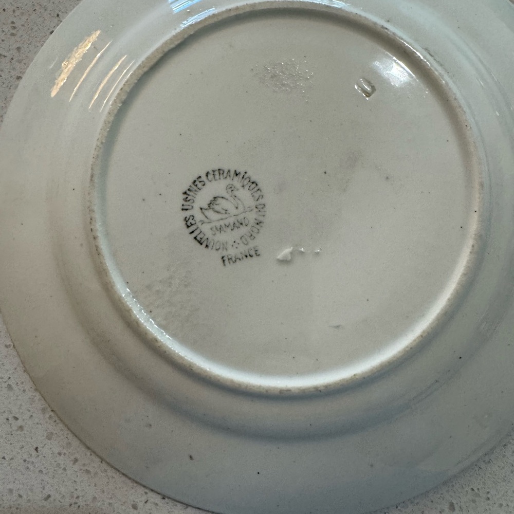 Vintage S'Amand France Equestrian Fox Hunt plate 8” - Picture 4 of 6